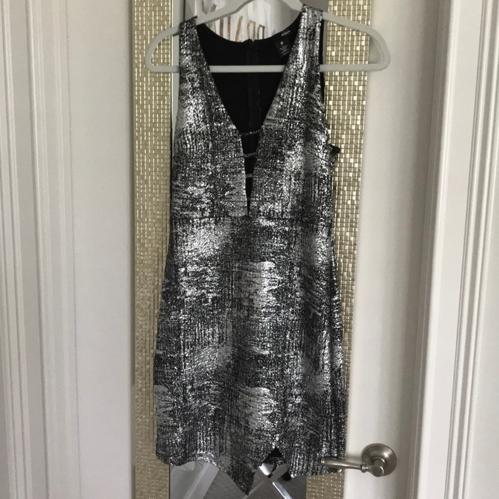 Aqua Sparkly Bodycon dress